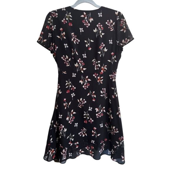 Madewell Alexa Chung Fall Posy Floral Ruffle Midi Dress Size 2 - Picture 6 of 7